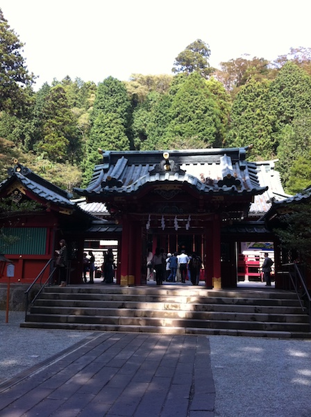 神奈川県箱根町、箱根神社の風景です。