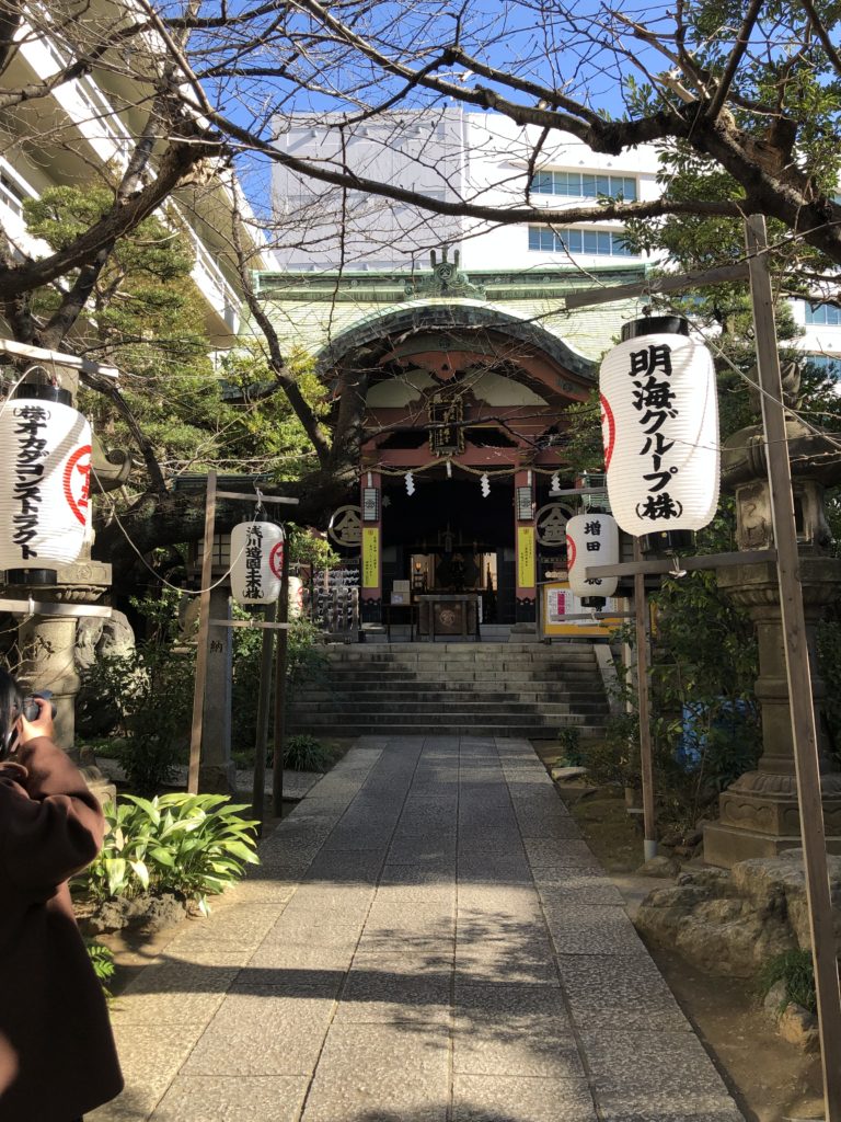 東京都文京区にあります金毘羅山東京別院の風景です。